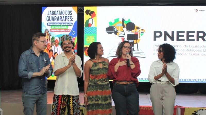 Jaboatão dos Guararapes fortalece educação antirracista com lançamento da Política Nacional de Equidade na rede municipal