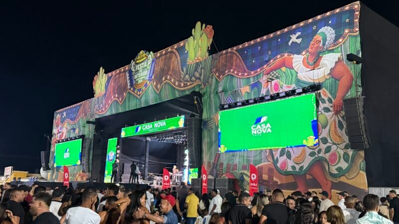 Segunda noite da Festa do Interior consolida evento como um dos maiores da região em Casa Nova (BA)