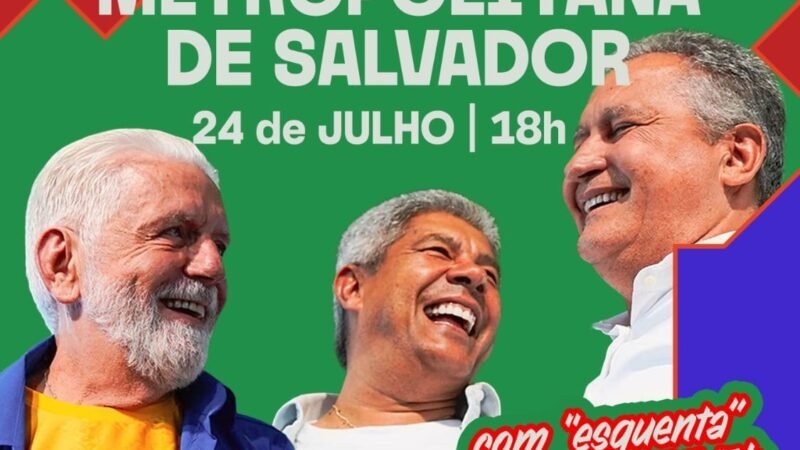 PGP chega à Região Metropolitana de Salvador com plenária em Camaçari nesta sexta-feira (24)