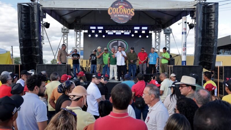 Maniçoba celebra força do campo e Andrei anuncia pacote de obras que impulsiona desenvolvimento do maior polo irrigado de Juazeiro