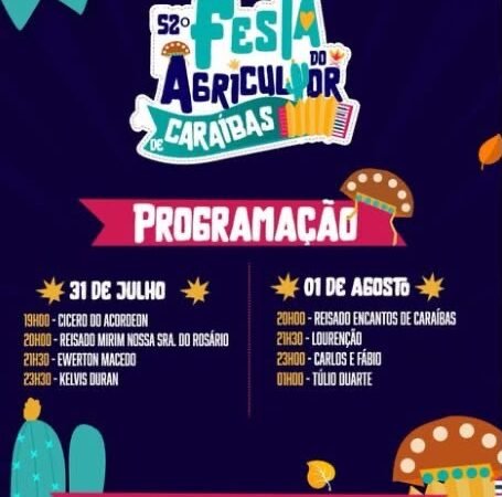 Prefeitura de Arcoverde celebra tradição e realiza a 52ª Festa do Agricultor de Caraíbas