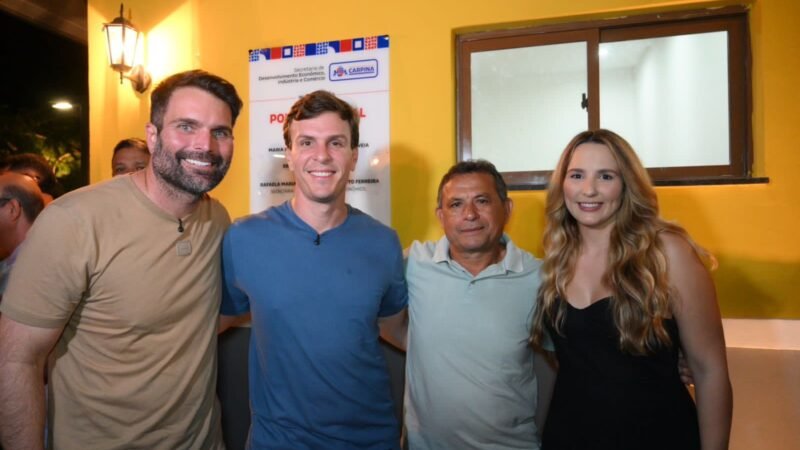 Miguel Coelho participa da inauguração do Polo Comercial Manoel Leão em Carpina