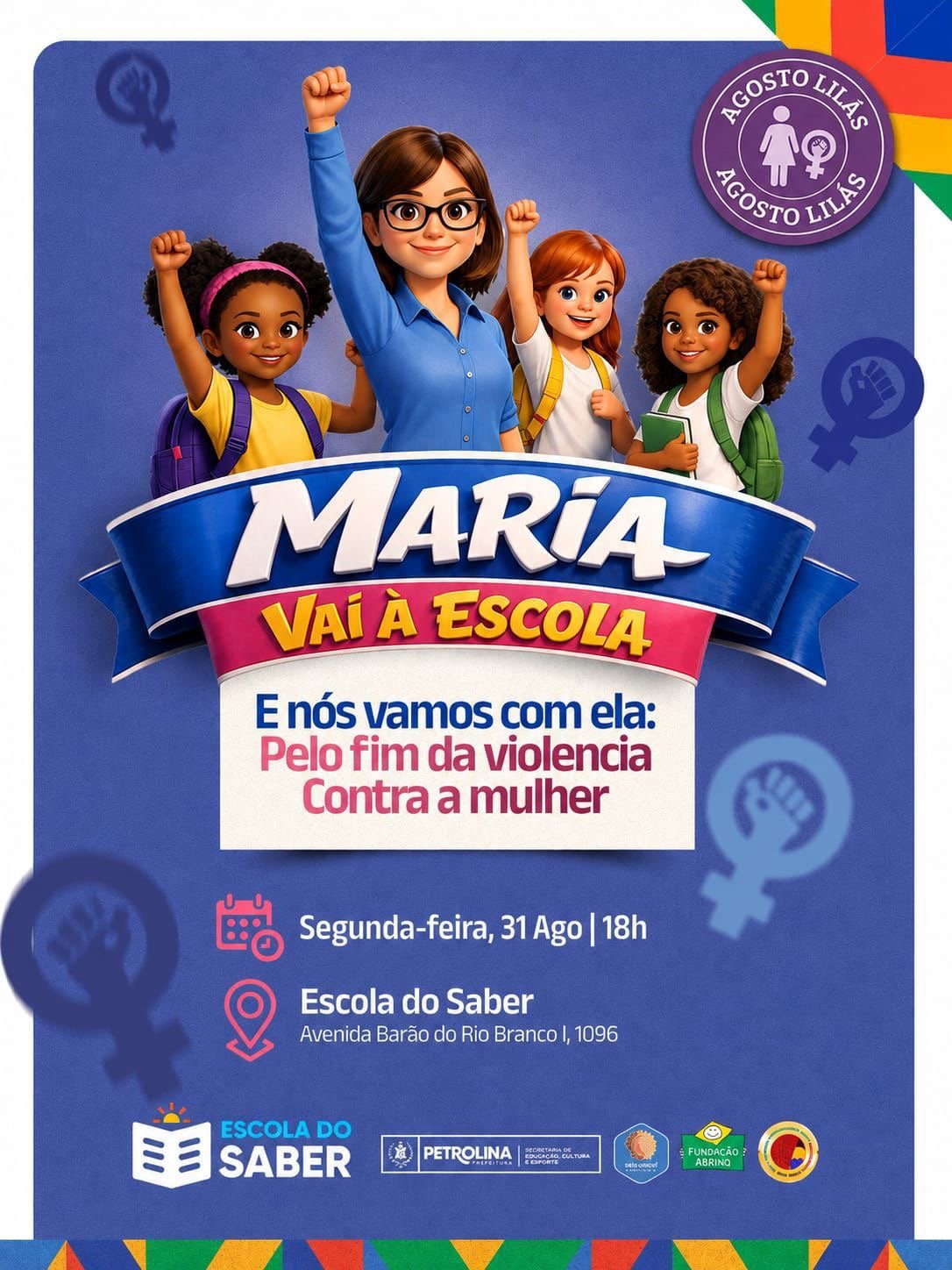 Prefeitura promove roda de conversa pelo fim da violência contra mulher durante encerramento do Agosto Lilás