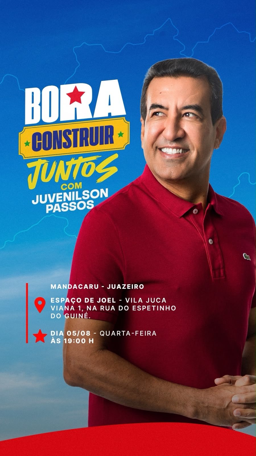 Juvenilson Passos Convida Comunidade de Mandacaru para Reunião “Bora Construir Juntos”