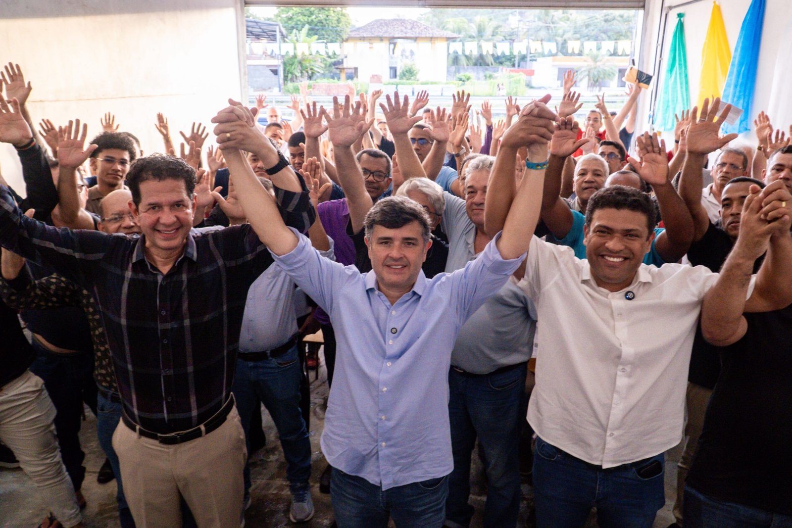 Eduardo da Fonte fortalece base no Grande Recife rumo ao Senado ao lado do Pastor Esdras Cabral e Joel da Harpa