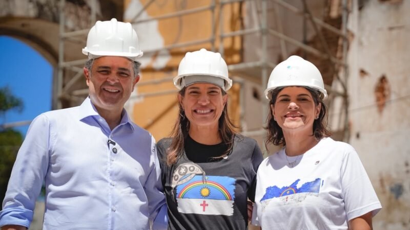 Eduardo da Fonte reforça união da chapa majoritária ao lado de Raquel Lyra e Priscila Krause, em agendas no Recife e em Olinda