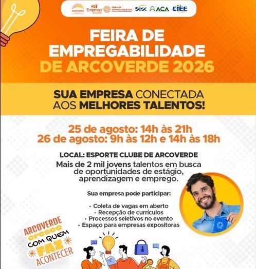 Feira de Empregabilidade conecta candidatos a oportunidades e amplia acesso ao mercado de trabalho em Arcoverde