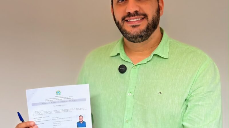 Robson Ouro Preto é oficializado pelo PL como candidato a deputado estadual em Pernambuco