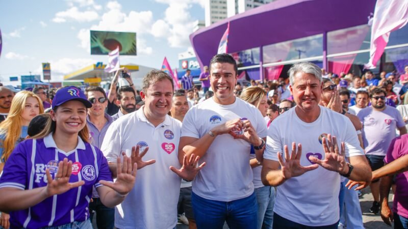 Anderson Luiz é destaque em ato político com Raquel Lyra, Rodrigo Pinheiro e Fernando Monteiro e inicia caminhada rumo à Alepe