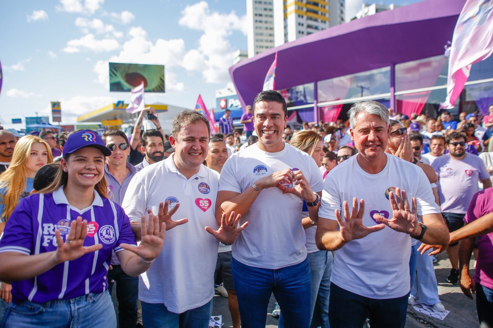 Anderson Luiz é destaque em ato político com Raquel Lyra, Rodrigo Pinheiro e Fernando Monteiro e inicia caminhada rumo à Alepe