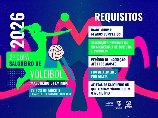 Secretaria de Cultura e Esportes de Salgueiro promove “2ª Copa Salgueiro de Voleibol”