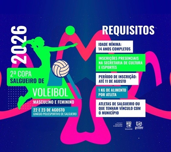 Secretaria de Cultura e Esportes de Salgueiro promove “2ª Copa Salgueiro de Voleibol”