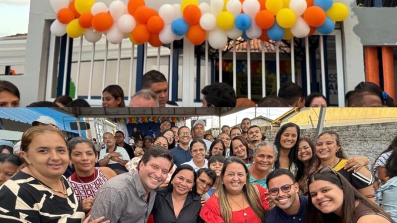 Prefeito Thiago de Miel inaugura requalificação da Escola Maria dos Anjos