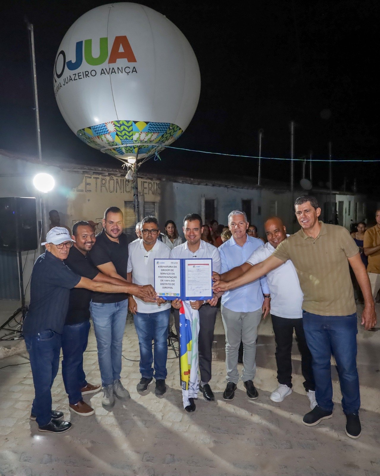 “Estamos construindo uma nova história para o interior de Juazeiro”: Andrei assina ordem de serviço que garante 100% de pavimentação de Juremal dentro do Projua