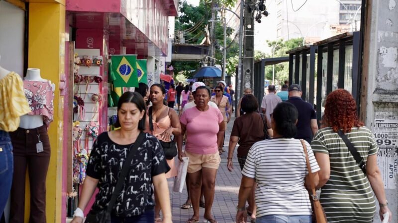 Pernambuco lidera crescimento do comércio no Brasil no primeiro semestre de 2026, aponta IBGE