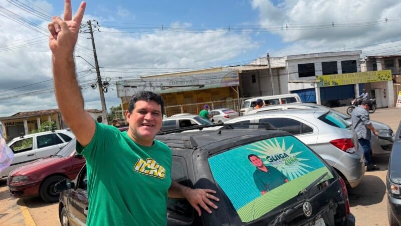 Guiga inicia campanha com adesivaço e grande adesão popular em Aliança