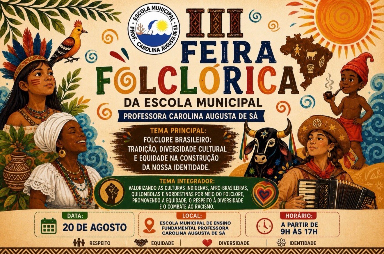 III Feira Folclórica celebra a cultura brasileira, a diversidade e a identidade na Educação de Belém do São Francisco