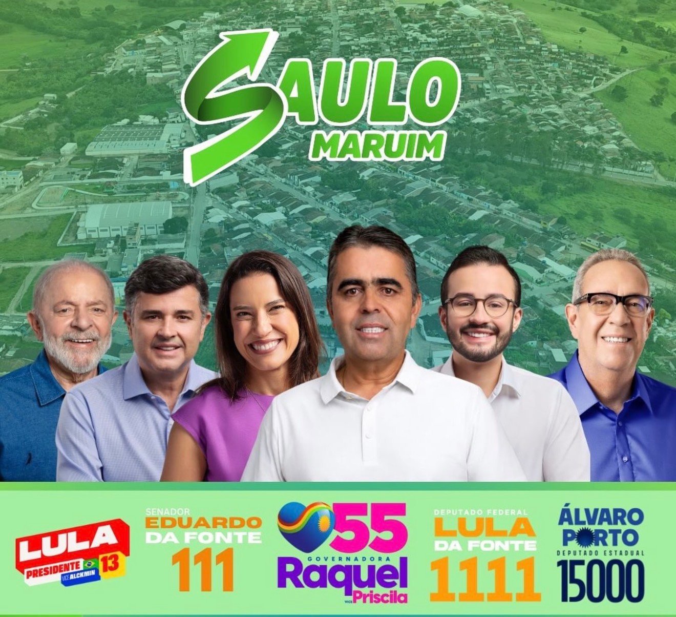Saulo Maruim apresenta seu time  e reforça apoio a Lula, Raquel Lyra e aliados para as eleições de 2026