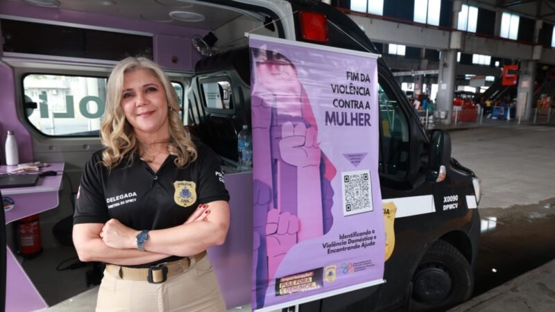 Delegacia Móvel leva atendimento especializado a mulheres no Terminal Mussurunga