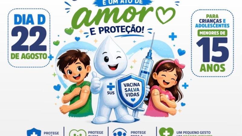 Água Preta promove Campanha de Multivacinação para crianças e adolescentes