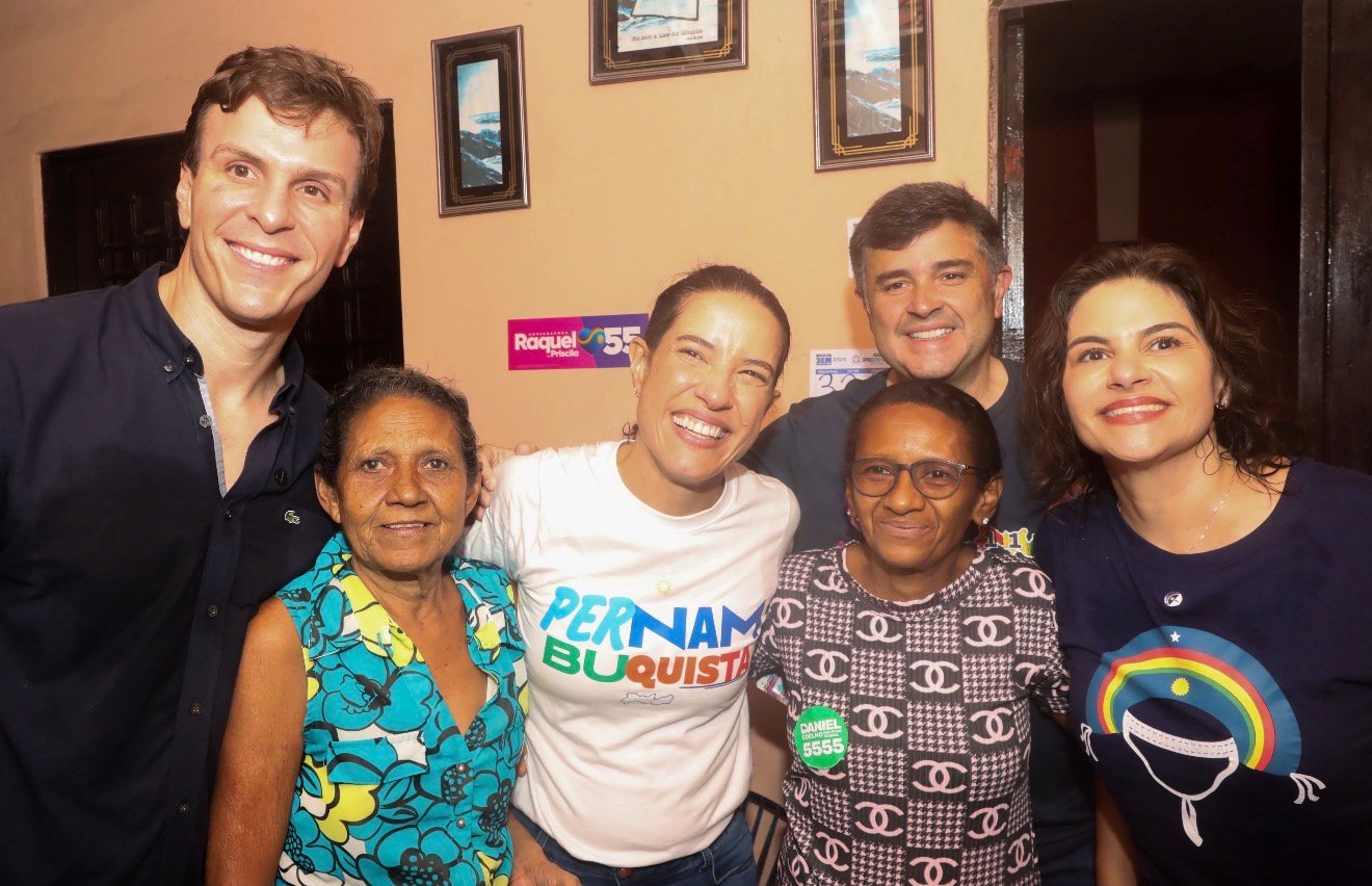 Miguel Coelho se une a Davi Muniz em caminhada com Raquel Lyra na Várzea