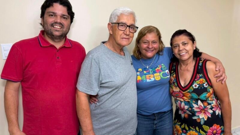 Regina da Saúde recebe apoio do ex-presidente da Câmara de Arcoverde Antônio Leite