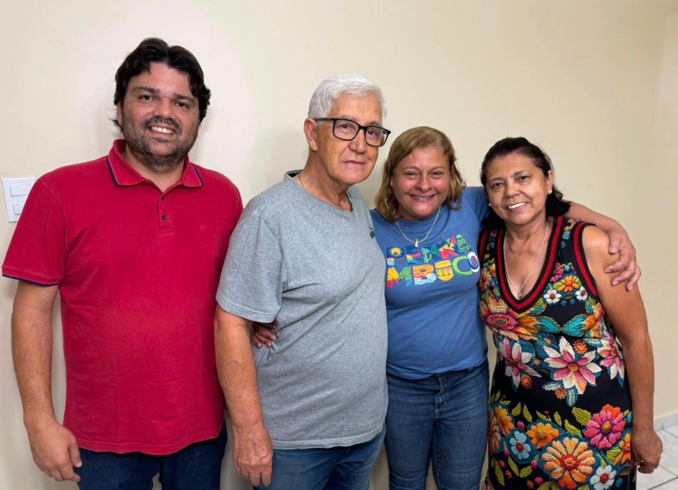 Regina da Saúde recebe apoio do ex-presidente da Câmara de Arcoverde Antônio Leite