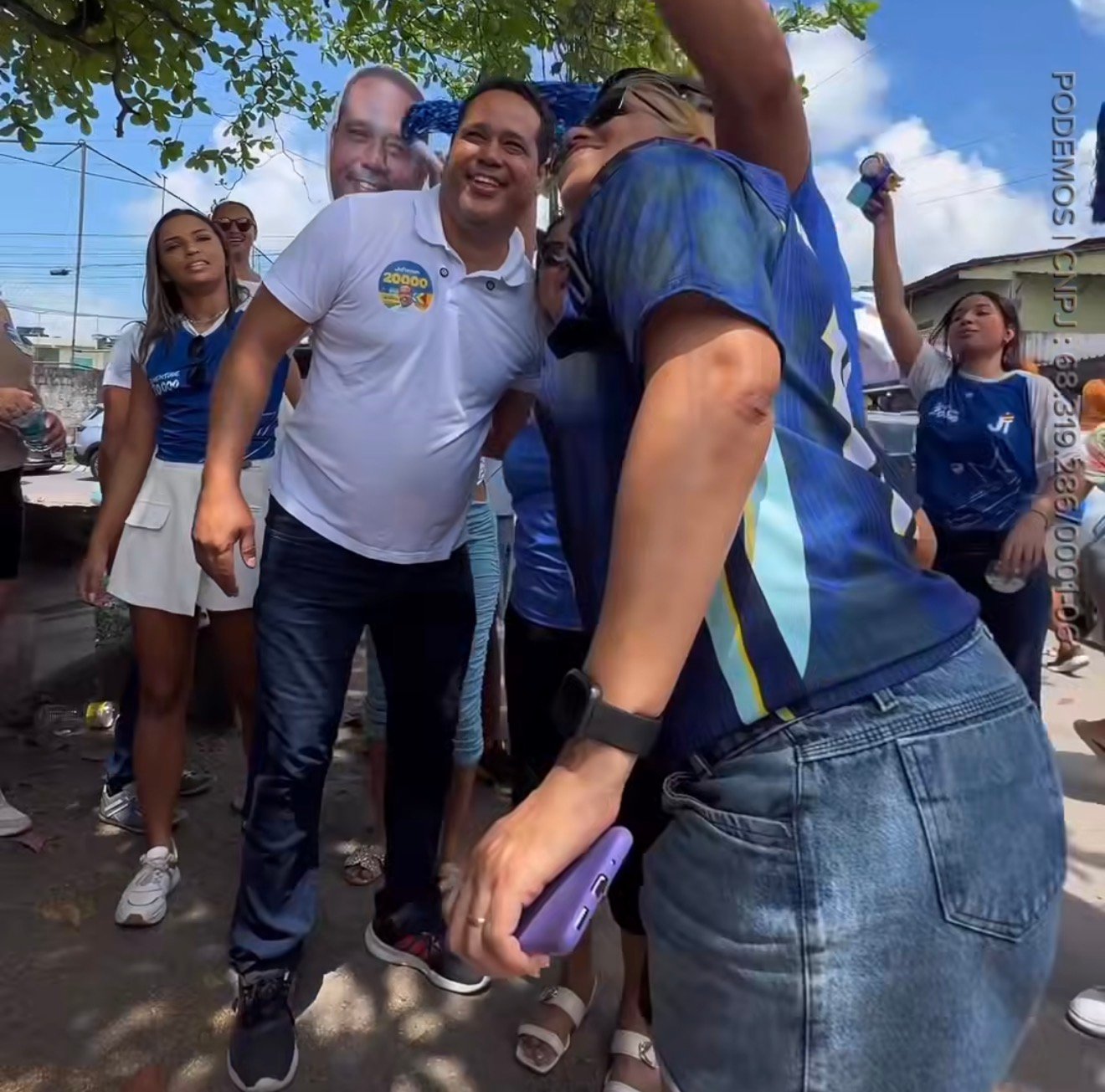 Deputado Jeferson Timóteo reuniu mais de 500 carros e motos em buzinaço