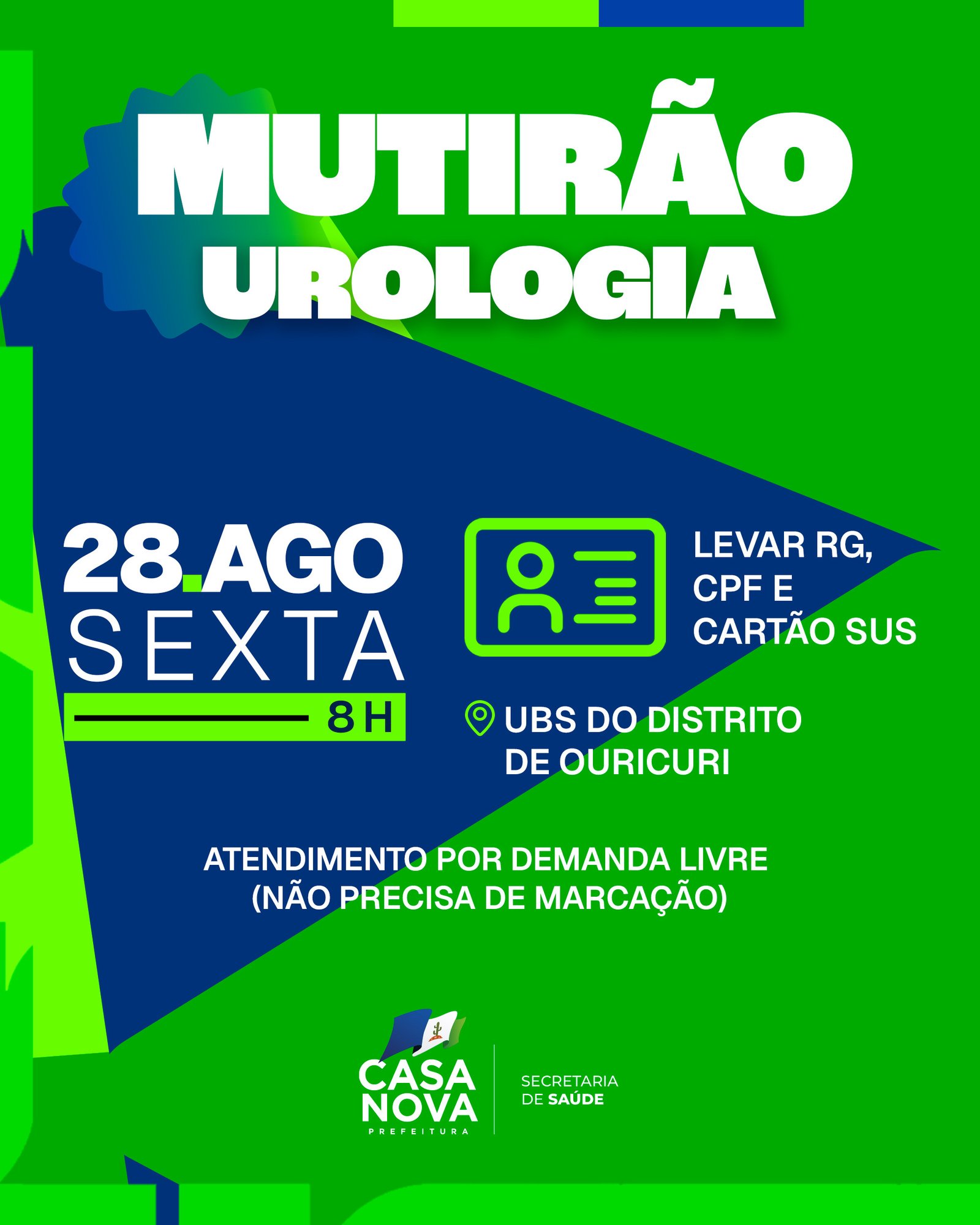 Mutirão de Urologia da Prefeitura de Casa Nova leva atendimentos especializados ao distrito de Ouricuri, nesta sexta (28)