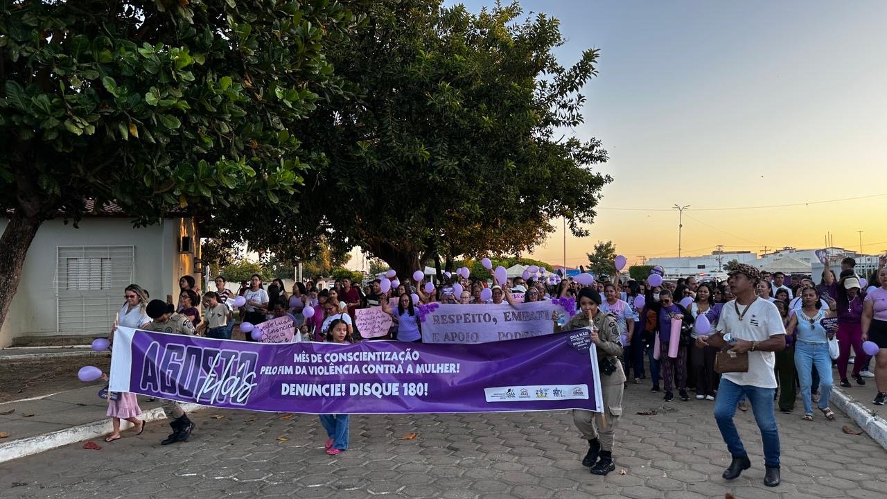 2ª Caminhada das Mulheres encerra com sucesso programação do Agosto Lilás em Casa Nova  