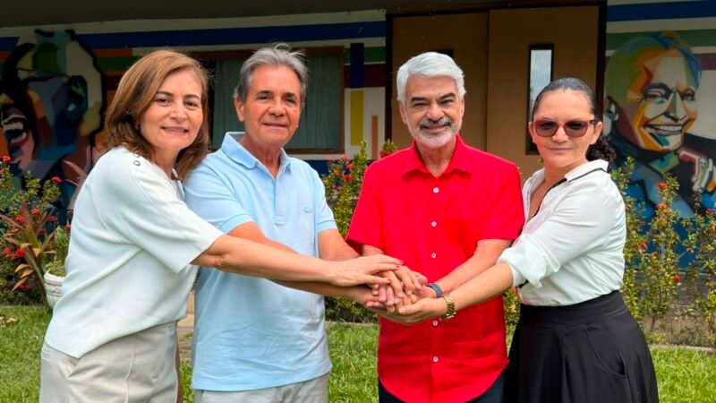 Prefeito de Ipojuca, Carlos Santana, e deputada Simone Santana declaram apoio à reeleição de Humberto Costa