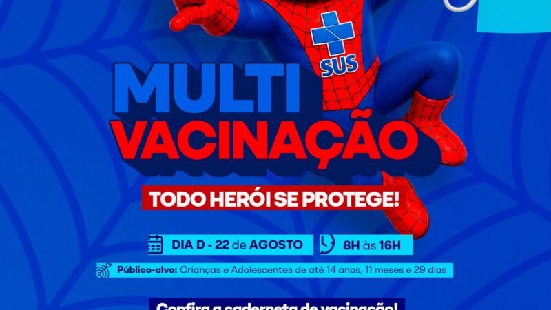 Condado promove Dia D de Multivacinação neste sábado em todas as unidades de saúde