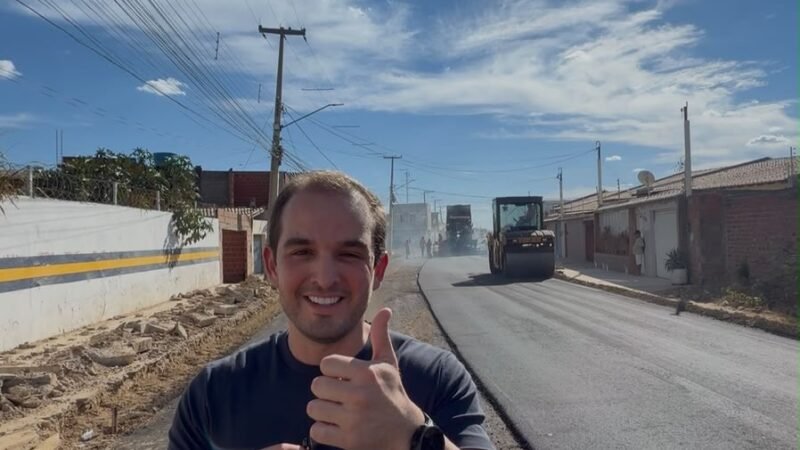 Começa pavimentação da Avenida Chico Coelho; prefeito de Ouricuri destaca empenho de Raquel Lyra para tirar obra do papel