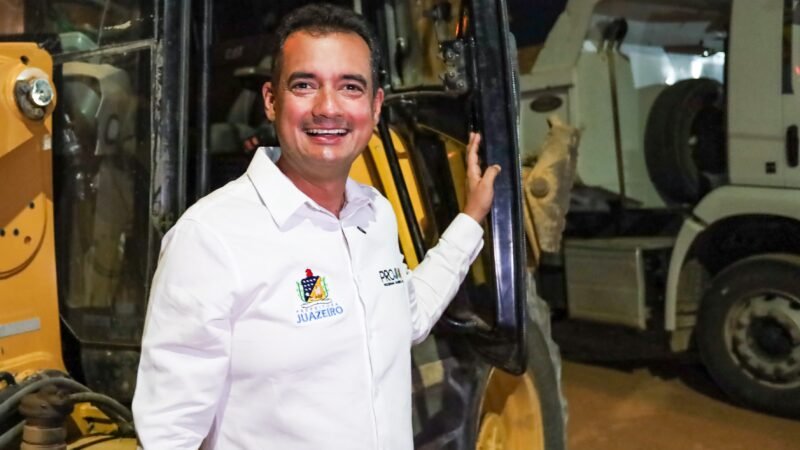 Juazeiro virou um imenso canteiro de obras: Andrei avança com pavimentação de 100% do Barranqueiro