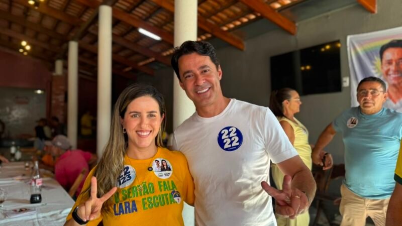 “Nossa mobilização em Pernambuco é unir forças para defender nossa gente, em Recife ou em Brasília”, diz Lara Cavalcanti durante agenda com Anderson Ferreira em Ipubi