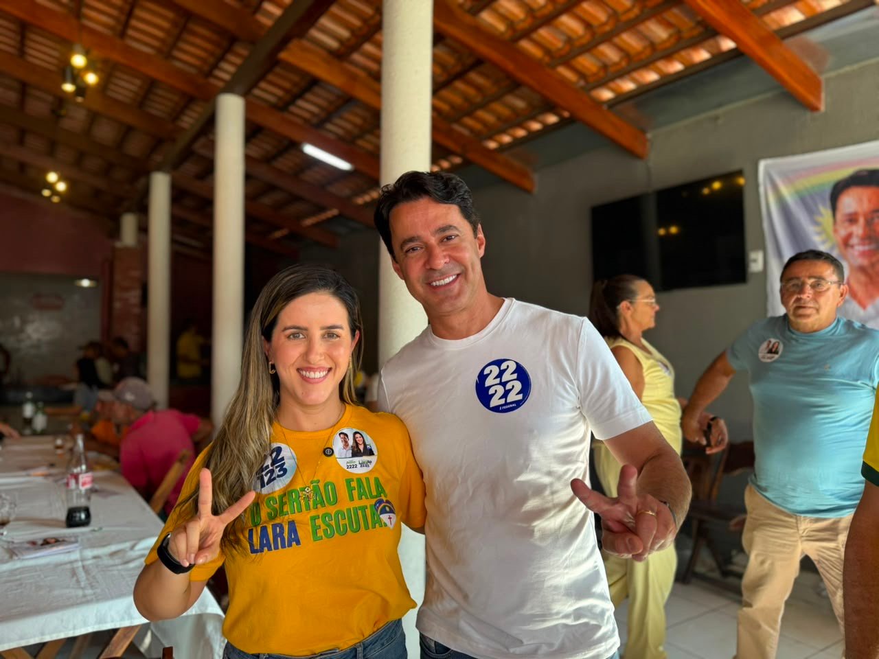 “Nossa mobilização em Pernambuco é unir forças para defender nossa gente, em Recife ou em Brasília”, diz Lara Cavalcanti durante agenda com Anderson Ferreira em Ipubi