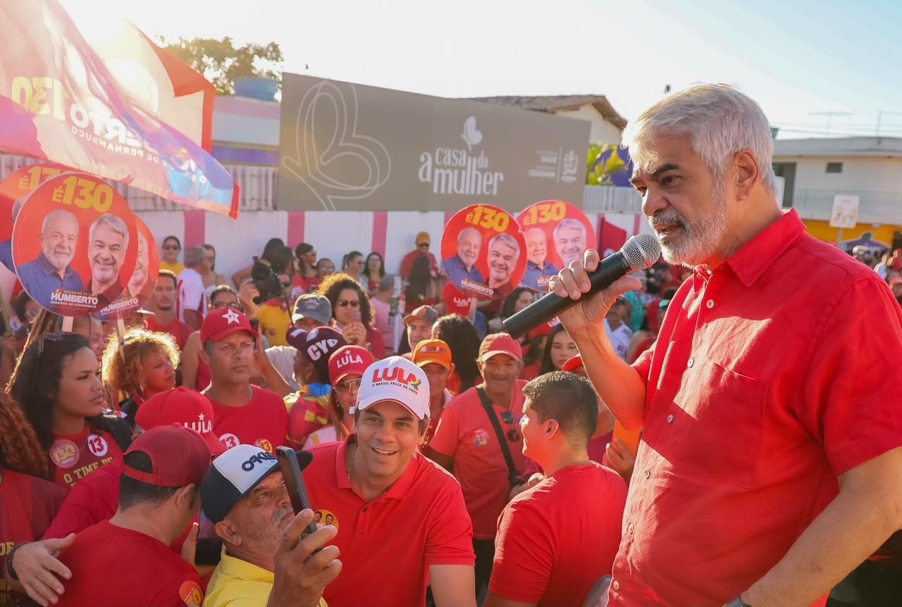 Humberto celebra o “Dia 13 com Lula” em atos no Recife e no interior