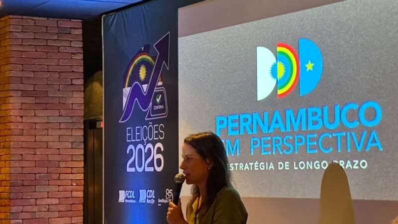 Raquel detalha o que já fez e apresenta novas propostas para o Centro do Recife durante encontro promovido pela CDL e Sindilojas