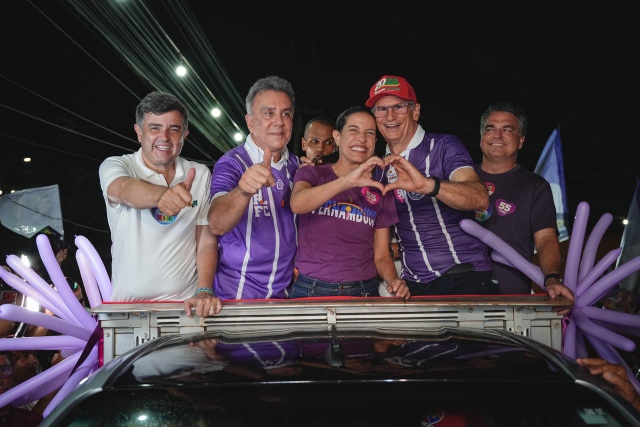 Limoeiro mostra força e recebe Raquel Lyra, Eduardo da Fonte e o prefeito Orlando Jorge em grande mobilização