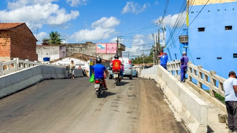 Obras avançam e Ponte da Pitada é liberada para veículos