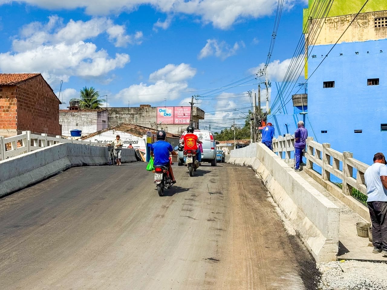 Obras avançam e Ponte da Pitada é liberada para veículos