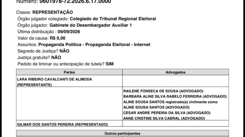 TRE Pernambuco determina que vereador do PT Gilmar Santos retire conteúdo que chama candidata do PL Lara Cavalcanti de “Negra Lara”