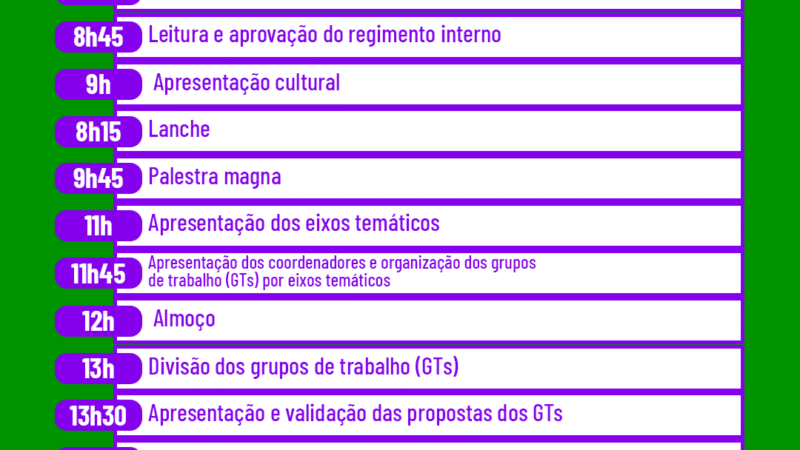 4ª Conferência Municipal dos Direitos da Criança e do Adolescente de Casa Nova começa nesta terça (15)