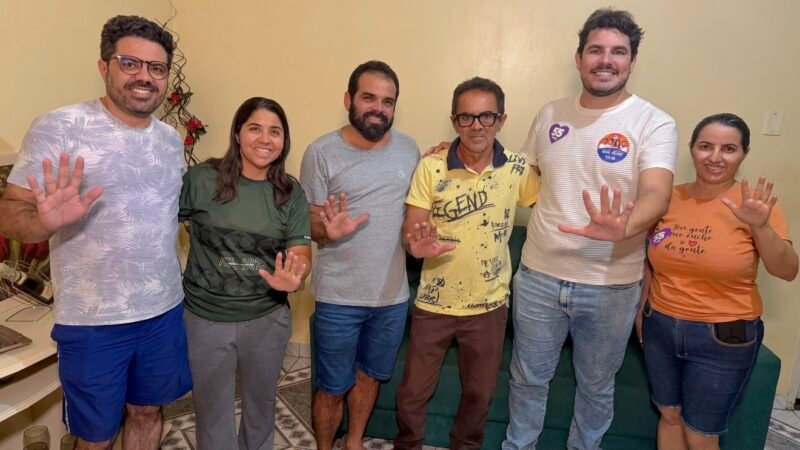 Grupo de Seu Tonho declara apoio a Raquel Lyra e adesão ao grupo do prefeito Ismael Lira