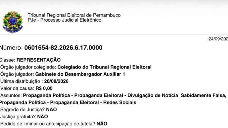 Wladimir Quirino, dono da página “João Campos Platinado” é condenado a pagar multa de R$ 15 mil por ataques a Raquel