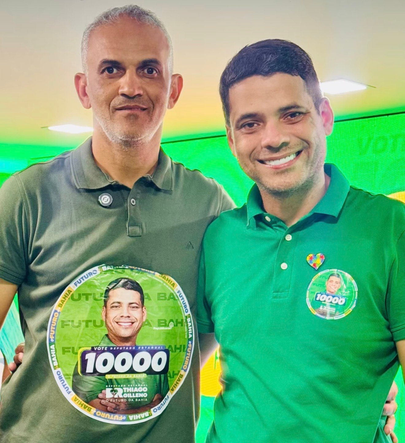 Erivaldo reúne populares em grande carreata em apoio a Dr. Thiago Gilleno em Juazeiro