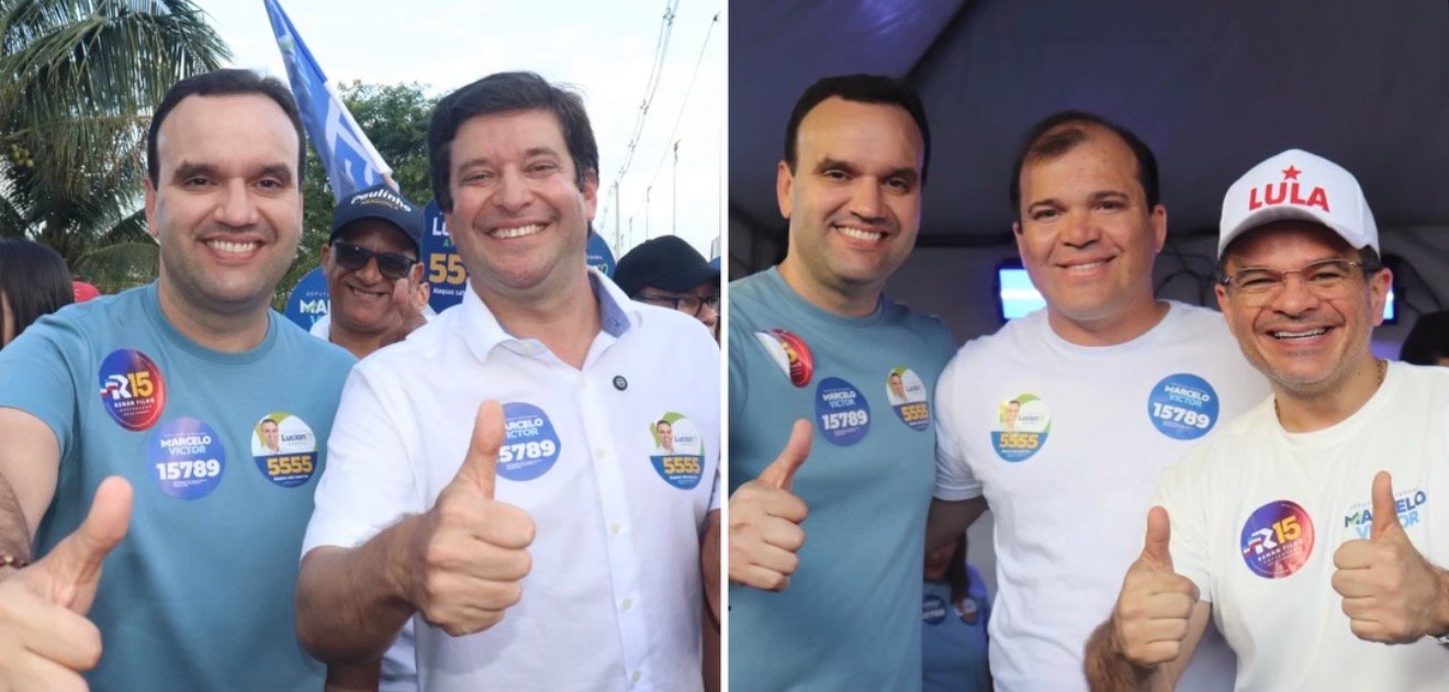Em Campestre-AL, Thiago de Miel e o vereador Mazinho reúnem multidão em passeata e comício