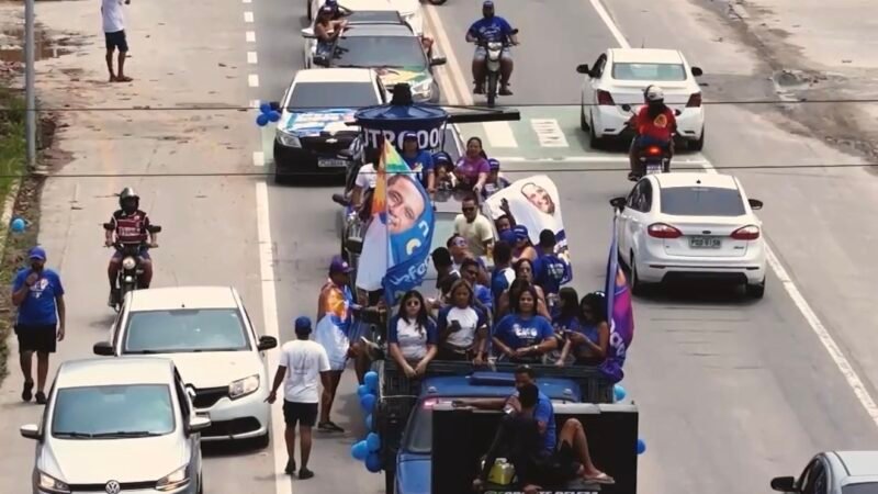 Fila de Carros, Carreata do Deputado Jeferson Timóteo impressiona pela grandiosidade