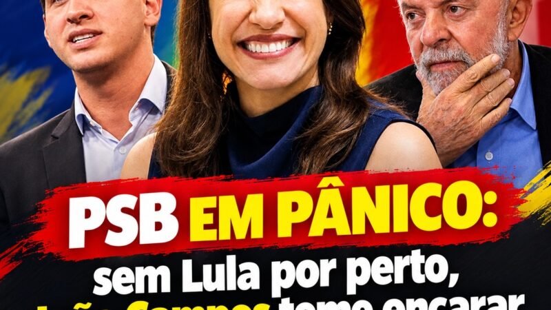PSB em pânico: sem Lula por perto, João Campos teme encarar Raquel Lyra sozinho