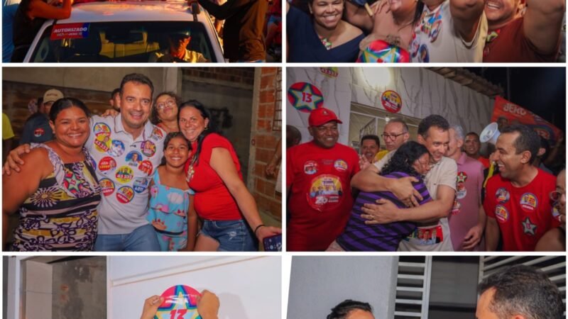 Andrei intensifica Agenda do 13 e percorre bairros e interior de Juazeiro ao lado do time de Lula e Jerônimo